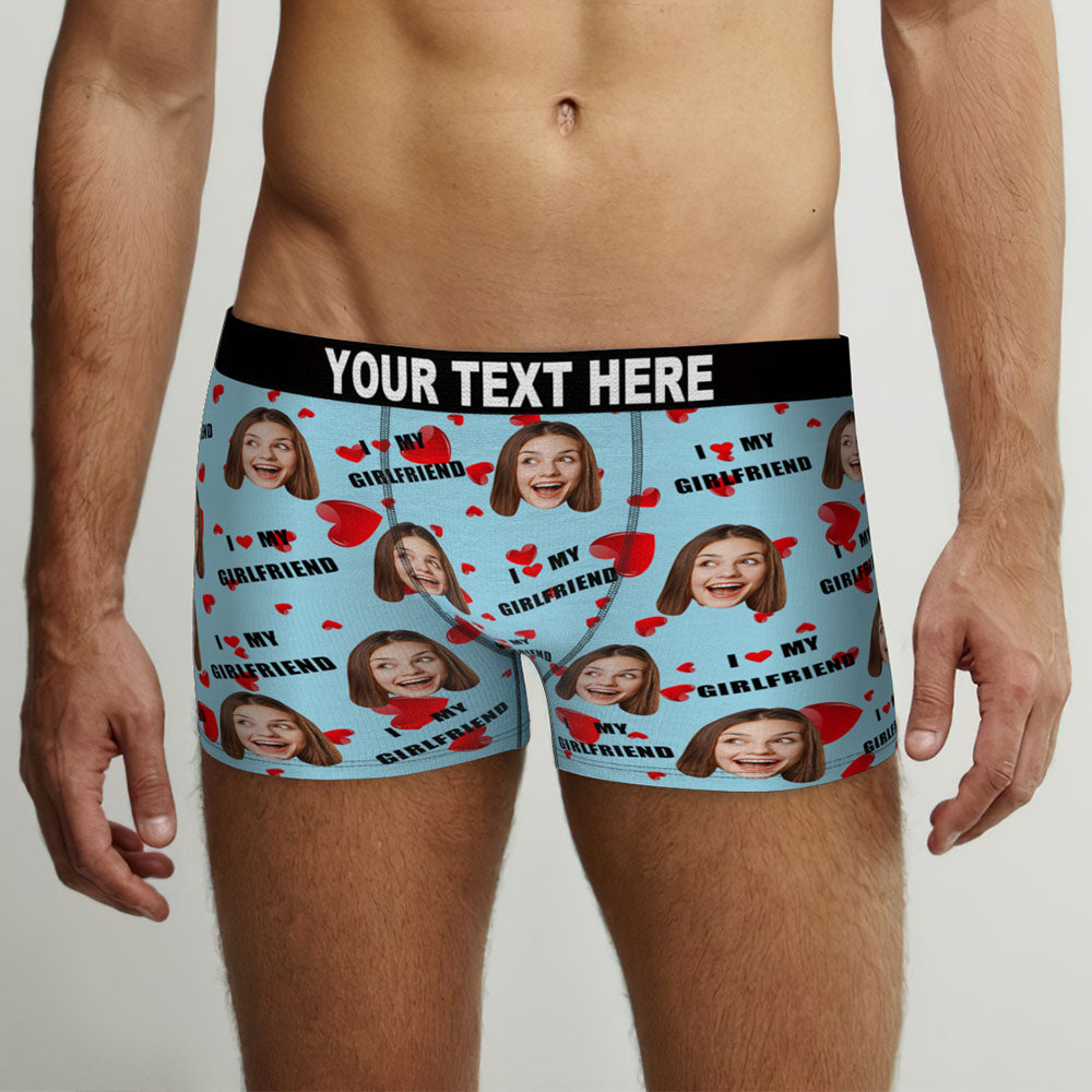 Benutzerdefinierte Gesicht Boxer Briefs Personalisierte Männer Boxer S